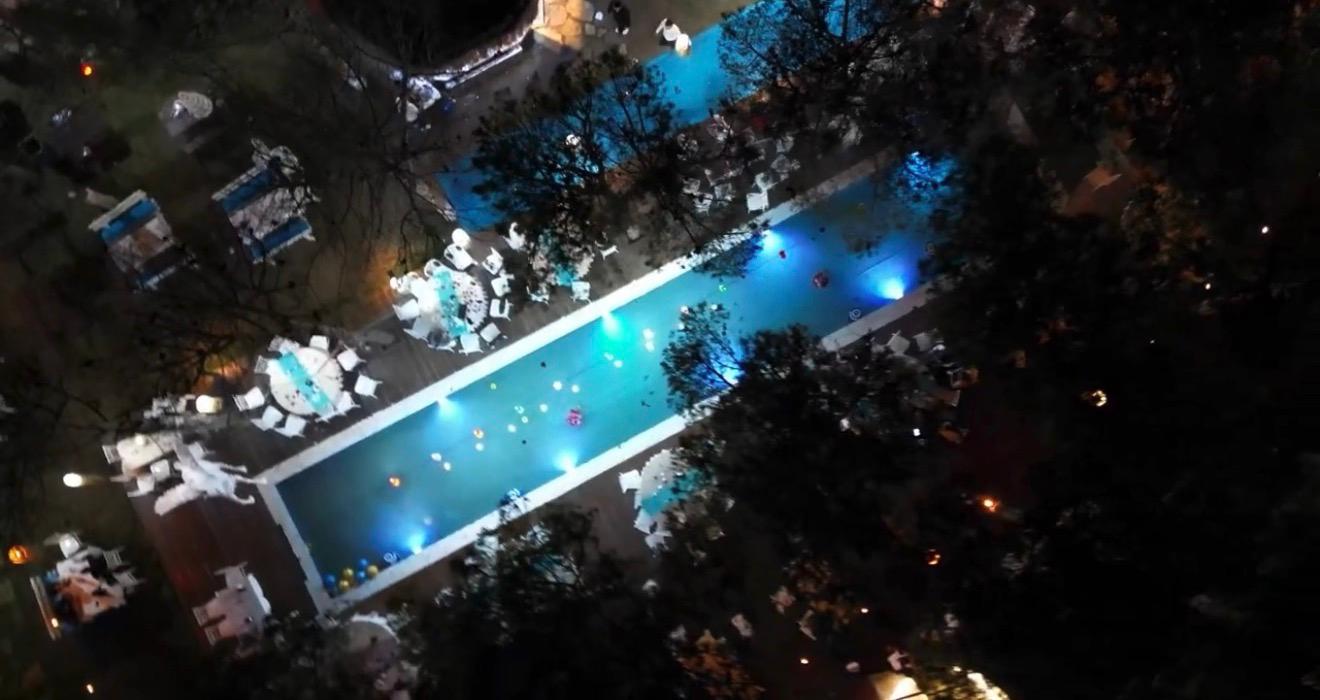 Drone Havuz Görünümü